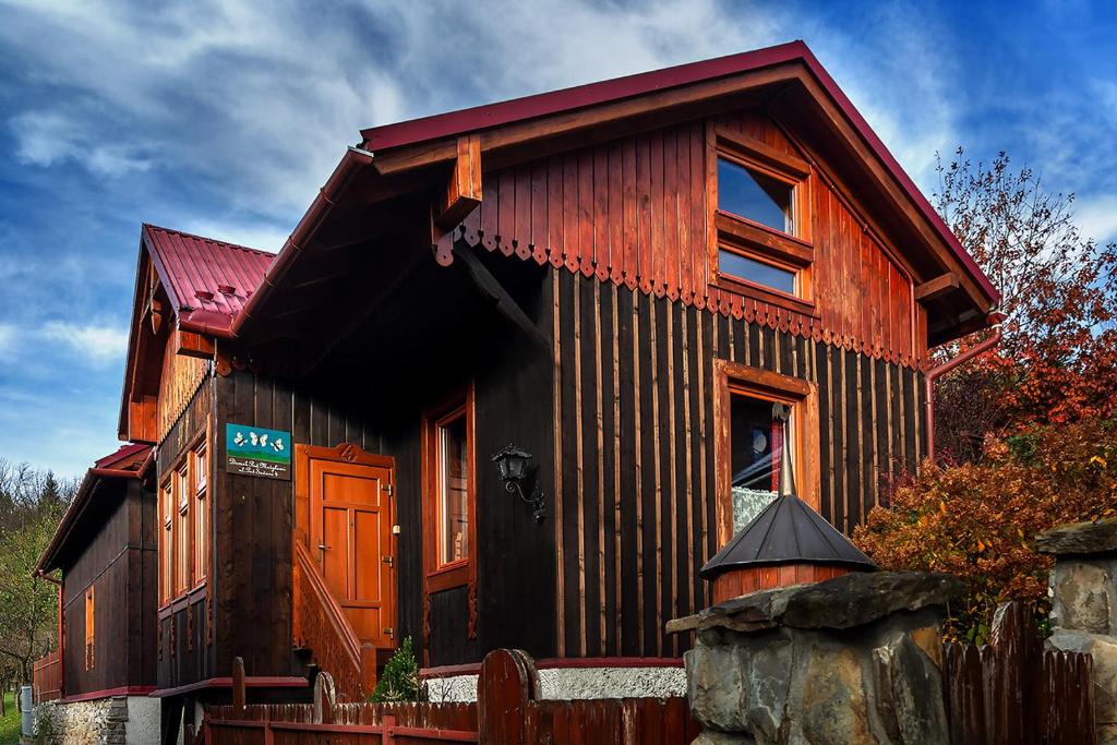 Bygningen som feriehuset ligger i