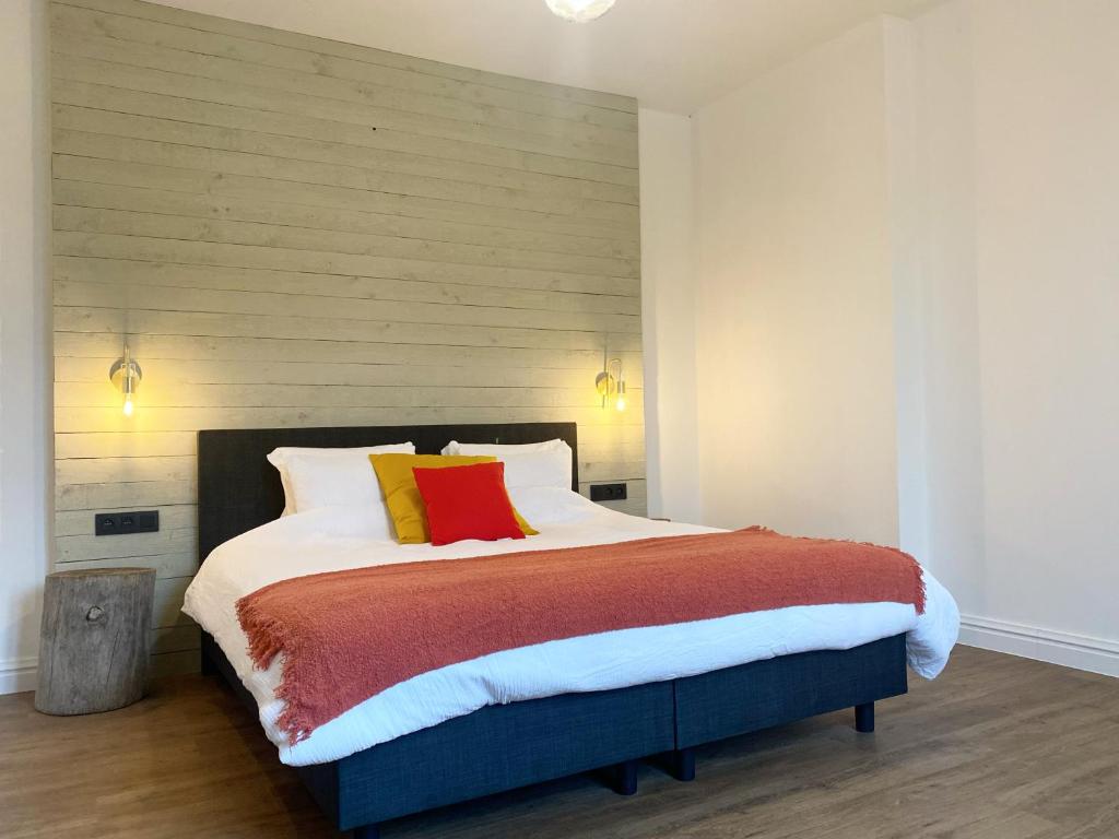 Postel nebo postele na pokoji v ubytování Maison Hortensia