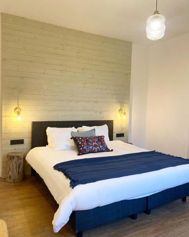 Postel nebo postele na pokoji v ubytování Maison Hortensia