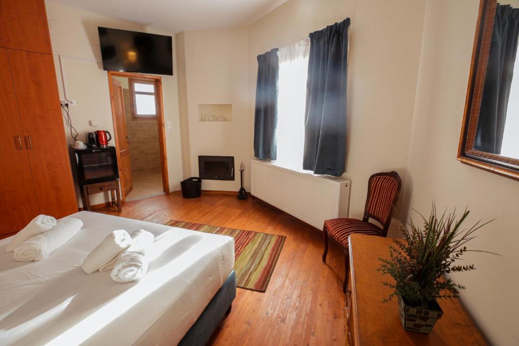 Postel nebo postele na pokoji v ubytování Aurora-Inn