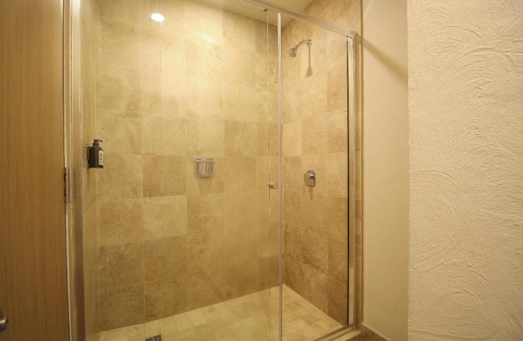 Koupelna v ubytování Hotel Turotel Morelia