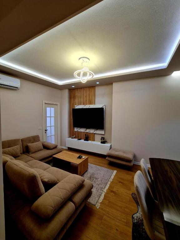 TV a/nebo společenská místnost v ubytování DION Apartment