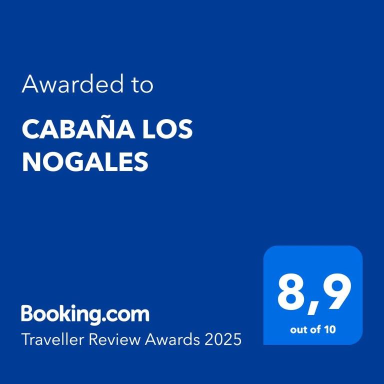 Certifikát, hodnocení, plakát nebo jiný dokument vystavený v ubytování CABAÑA LOS NOGALES