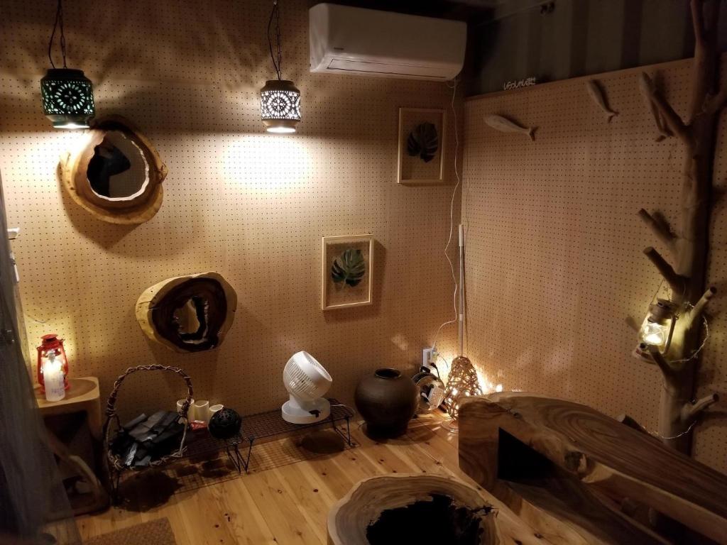 a room with a room with a table and a room with a room at Base Camp Yugawara - Vacation STAY 27937v in Miyakami