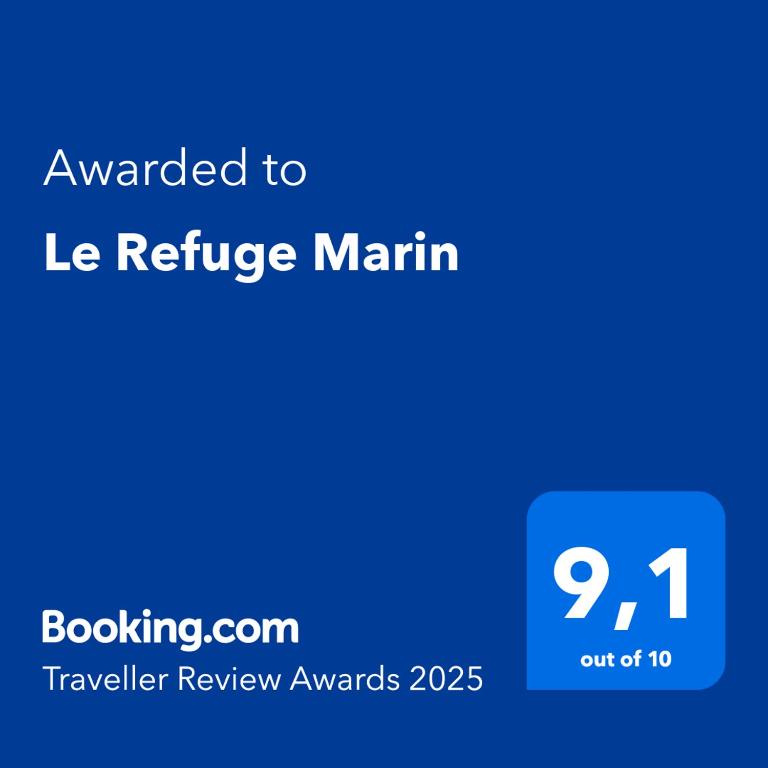 Certifikát, ocenenie alebo iný dokument vystavený v ubytovaní Le Refuge Marin