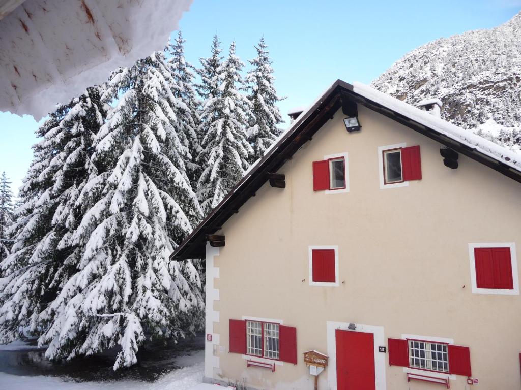 Rifugio La Capanna v zime
