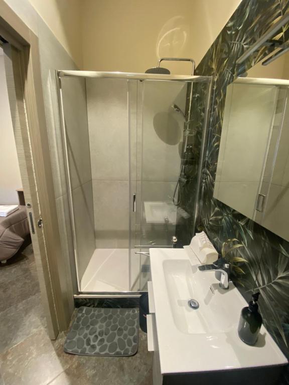 Koupelna v ubytování B&B l'angoletto