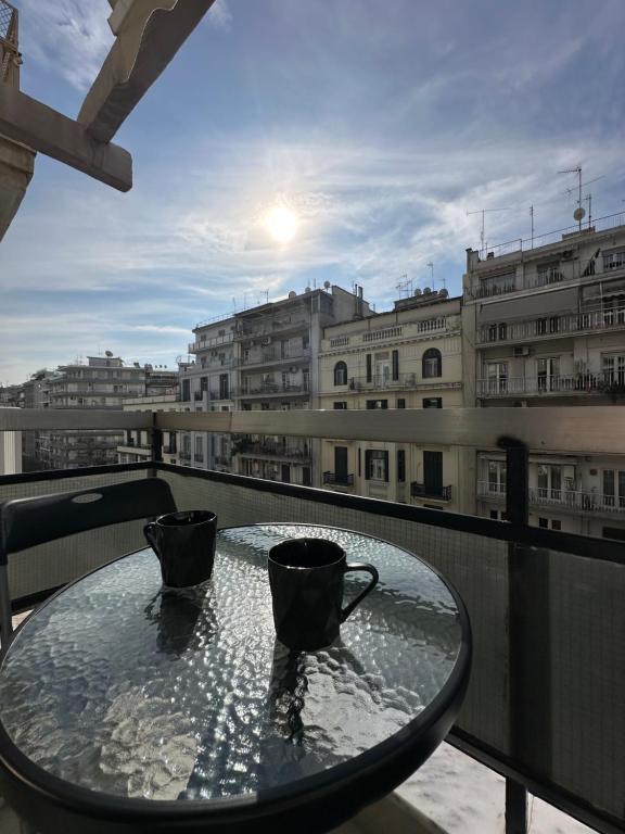 Balkón nebo terasa v ubytování Luxurious Residence Thessaloniki