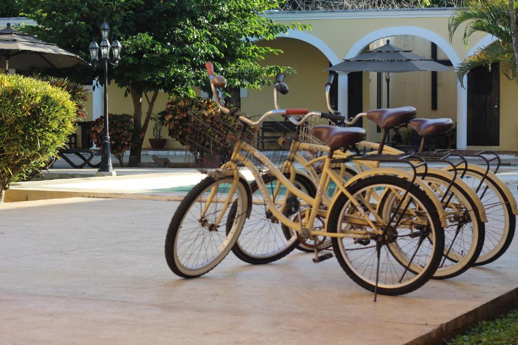 Jízda na kole v ubytování Hotel Hacienda de Izamal nebo okolí