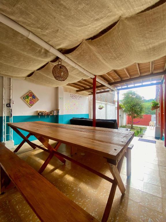 Bazén v ubytování Hostal Arraigo casa colonial nebo v jeho okolí