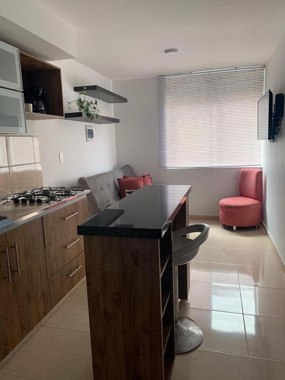 Køkken eller tekøkken på Cómodo Apartaestudio