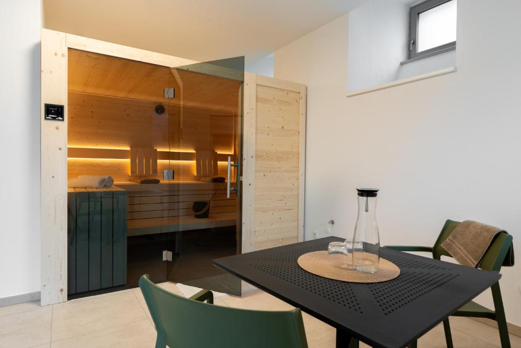 Kuchyň nebo kuchyňský kout v ubytování Apfelland Hideaways