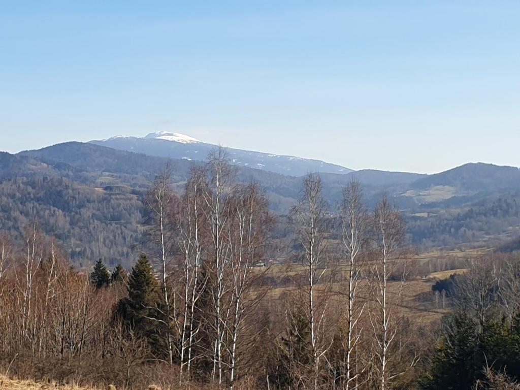 Nespecifikovaný výhled na hory nebo výhled na hory při pohledu z hotelu