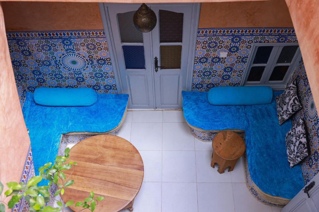 Posezení v ubytování Maison Imane Marrakech