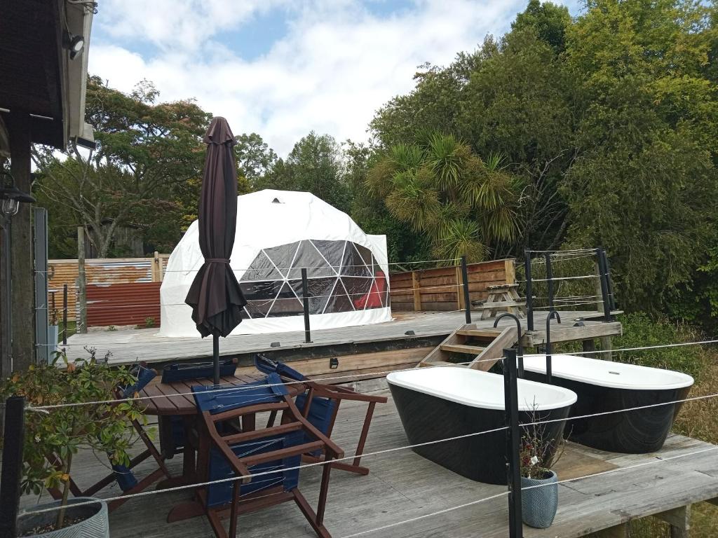 Zahrada ubytování Oakridge Glamping
