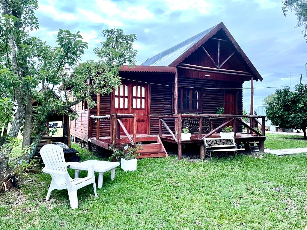 Zahrada ubytování El Campo - Cabaña 3