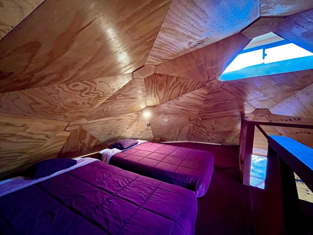 Postel nebo postele na pokoji v ubytování Domos El Llano