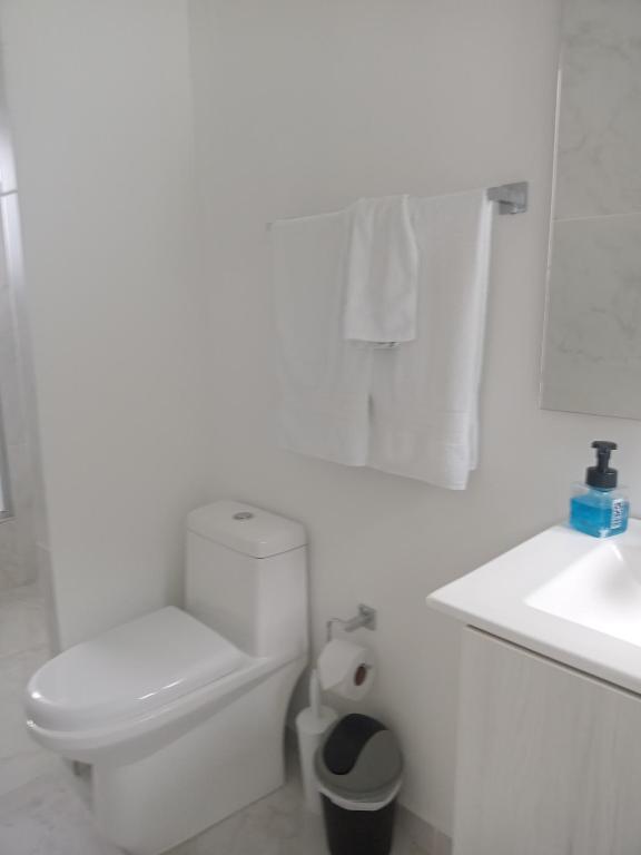 Koupelna v ubytování Mirador samsara Penthouse con Jacuzzi al aire libre,piso completo