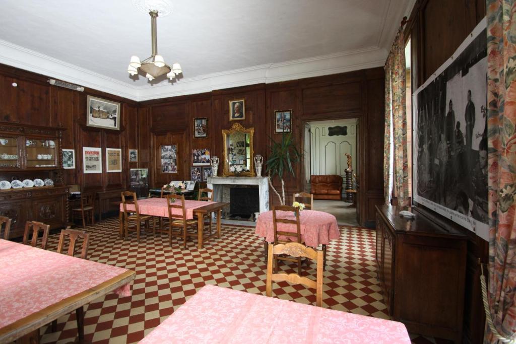 Posezení v ubytování Chateau de Vouilly