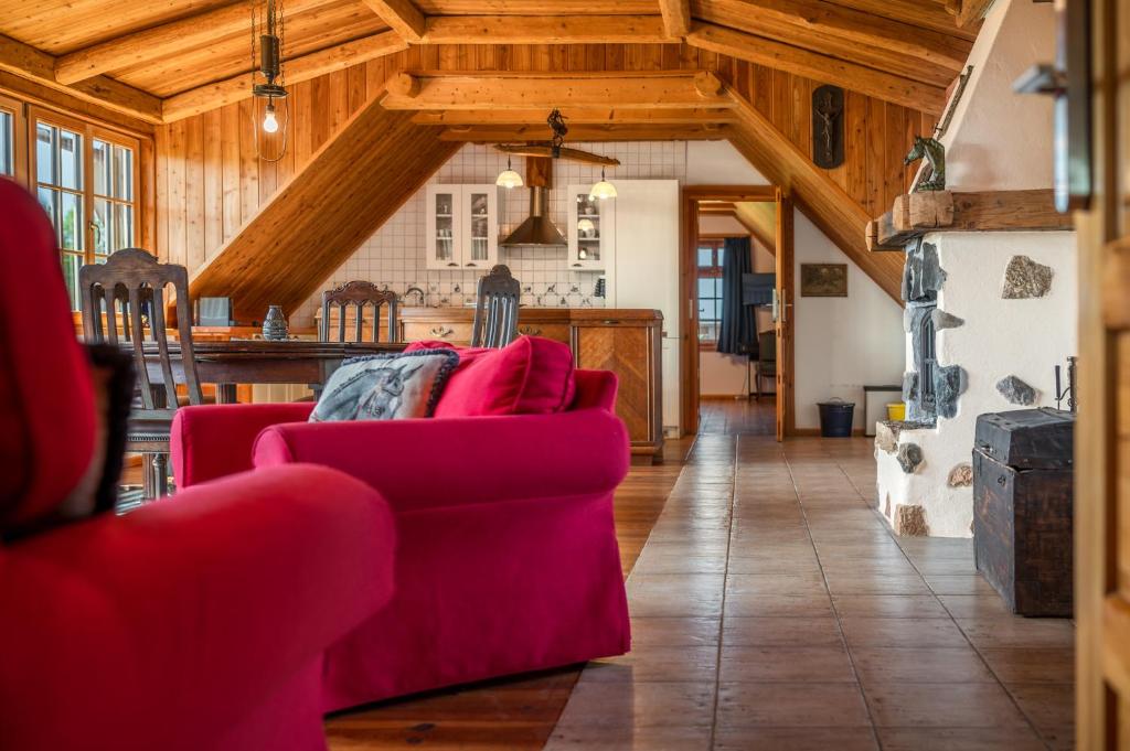 Posezení v ubytování Siedlisko Nawiady - hotel butikowy