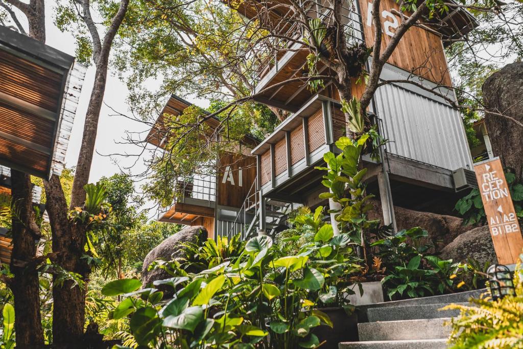 Zahrada ubytování Shiva Lodge