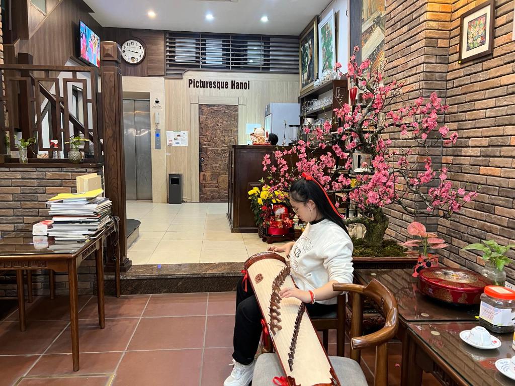 Posezení v ubytování Picturesque Hanoi Homestay