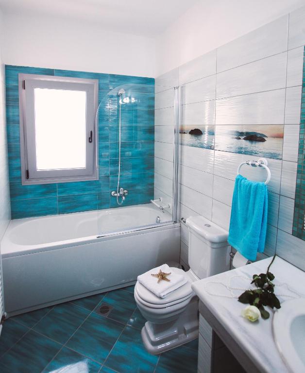 Koupelna v ubytování Ionian Diamond Villas