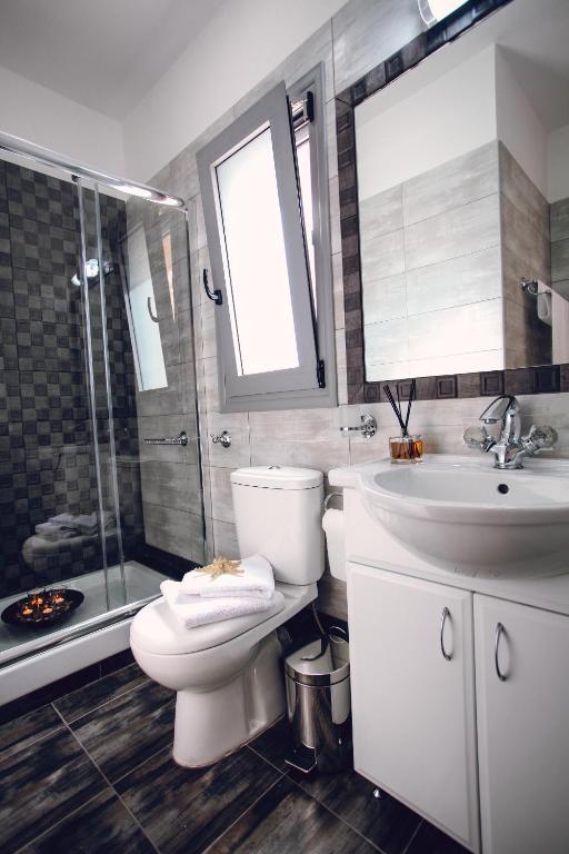 Koupelna v ubytování Ionian Diamond Villas