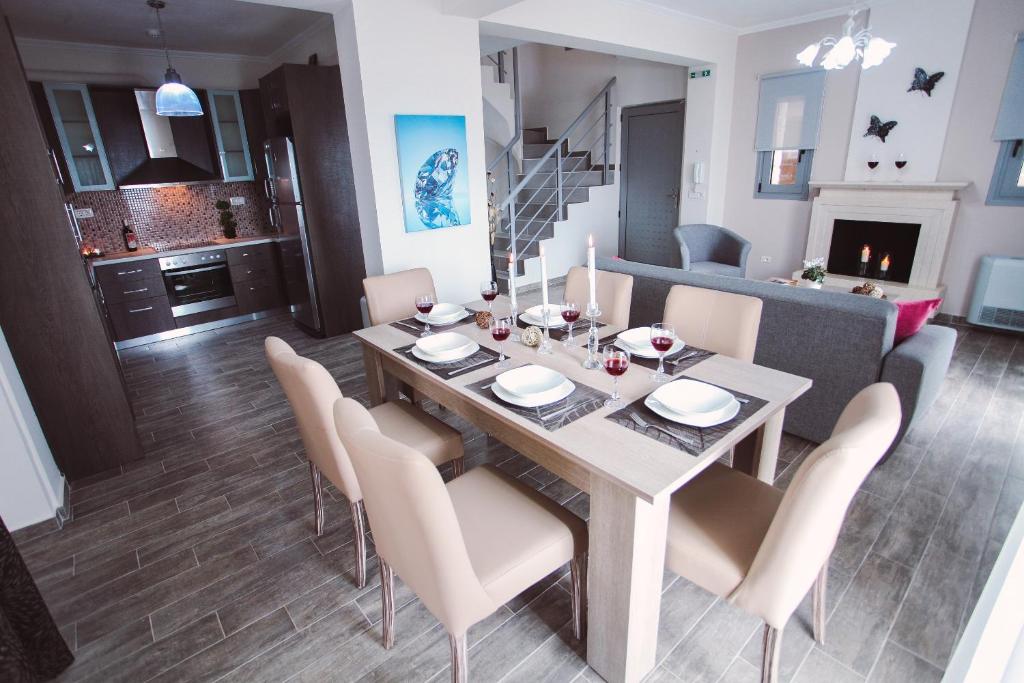 Posezení v ubytování Ionian Diamond Villas