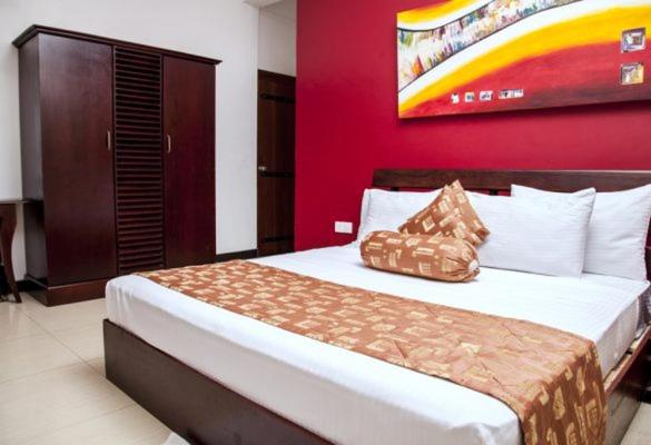 Postel nebo postele na pokoji v ubytování Hotel Onreech