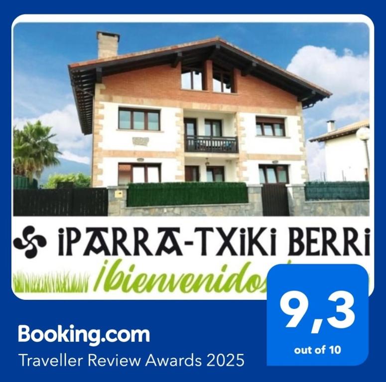 Certifikát, hodnocení, plakát nebo jiný dokument vystavený v ubytování Casa Iparra Txiki Berri