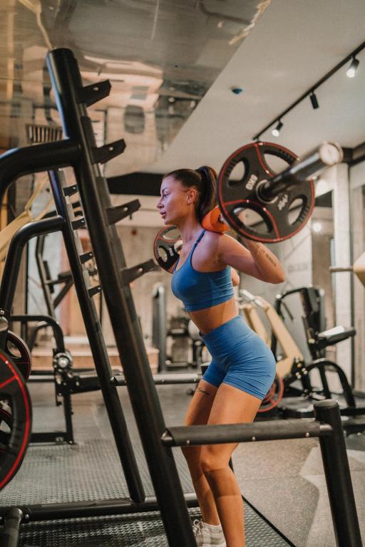 Fitness centrum a/nebo fitness zařízení v ubytování ADEO HOTEL Sport & SPA