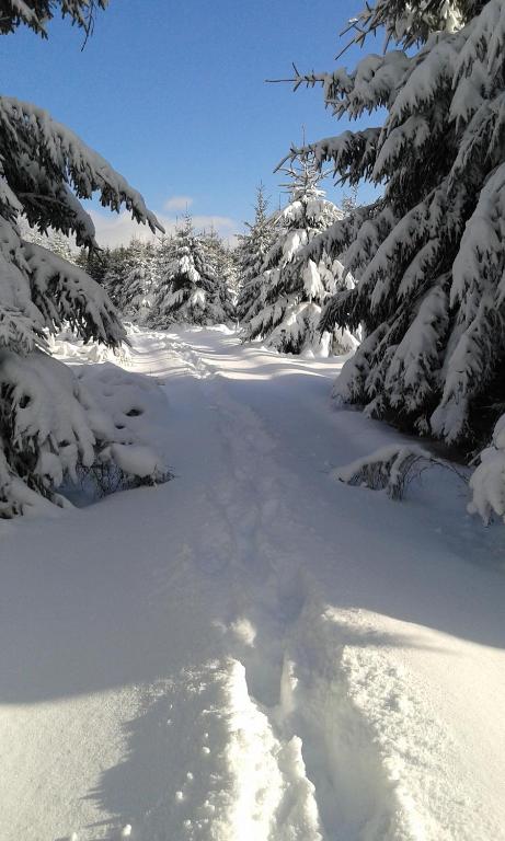 La Grange du Bout du Chemin v zimě