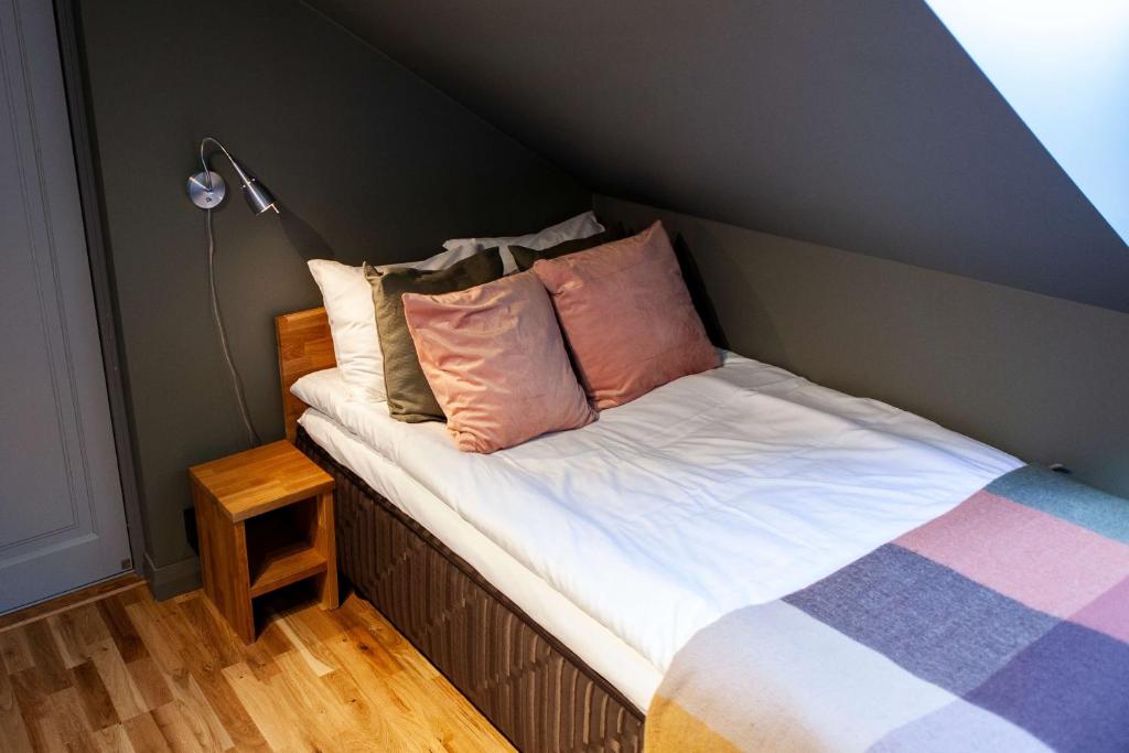 Postel nebo postele na pokoji v ubytování Stora Hotellet Osby