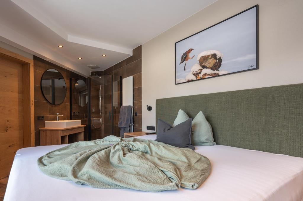 Posteľ alebo postele v izbe v ubytovaní Aparthotel Fernblick
