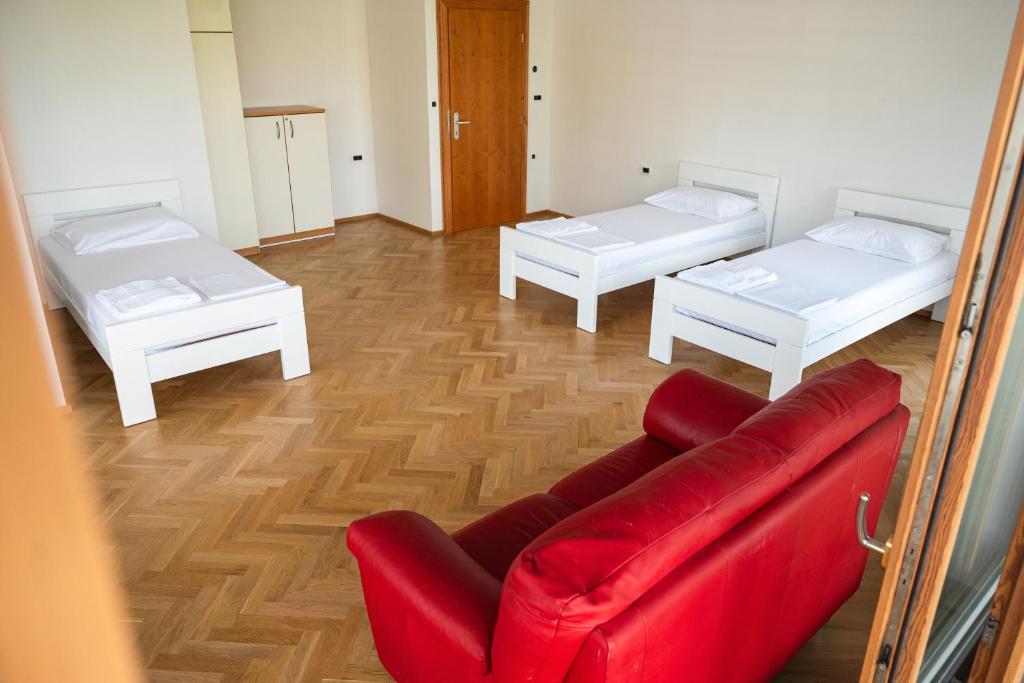 Postel nebo postele na pokoji v ubytování Hostel Sveta Ana