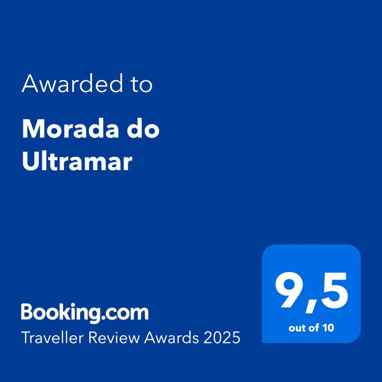 Certifikát, hodnocení, plakát nebo jiný dokument vystavený v ubytování Morada do Ultramar