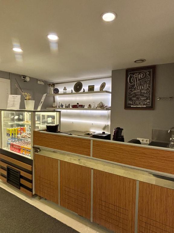 Kuchyň nebo kuchyňský kout v ubytování Wame Suite Hotel Nisantasi