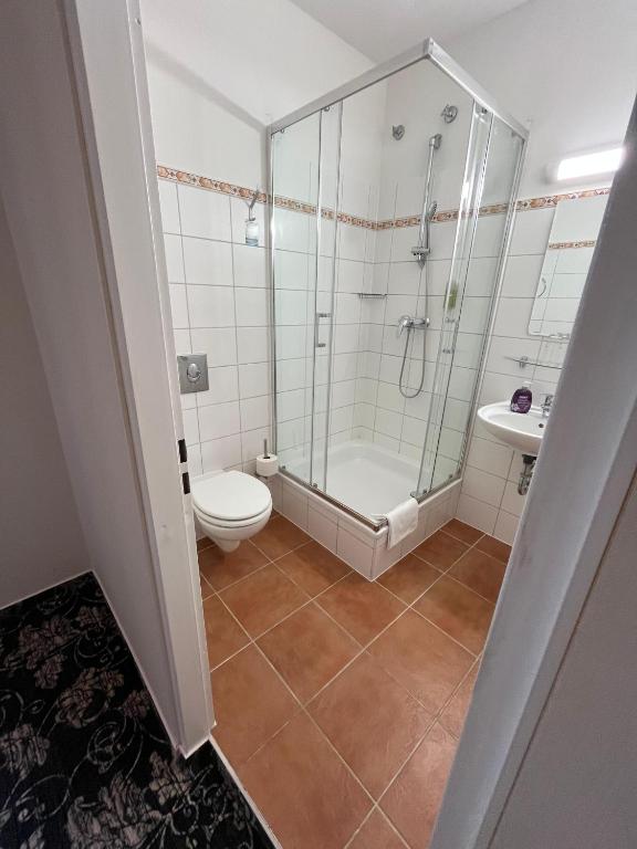 Koupelna v ubytování Hotel Gasteiner Hof