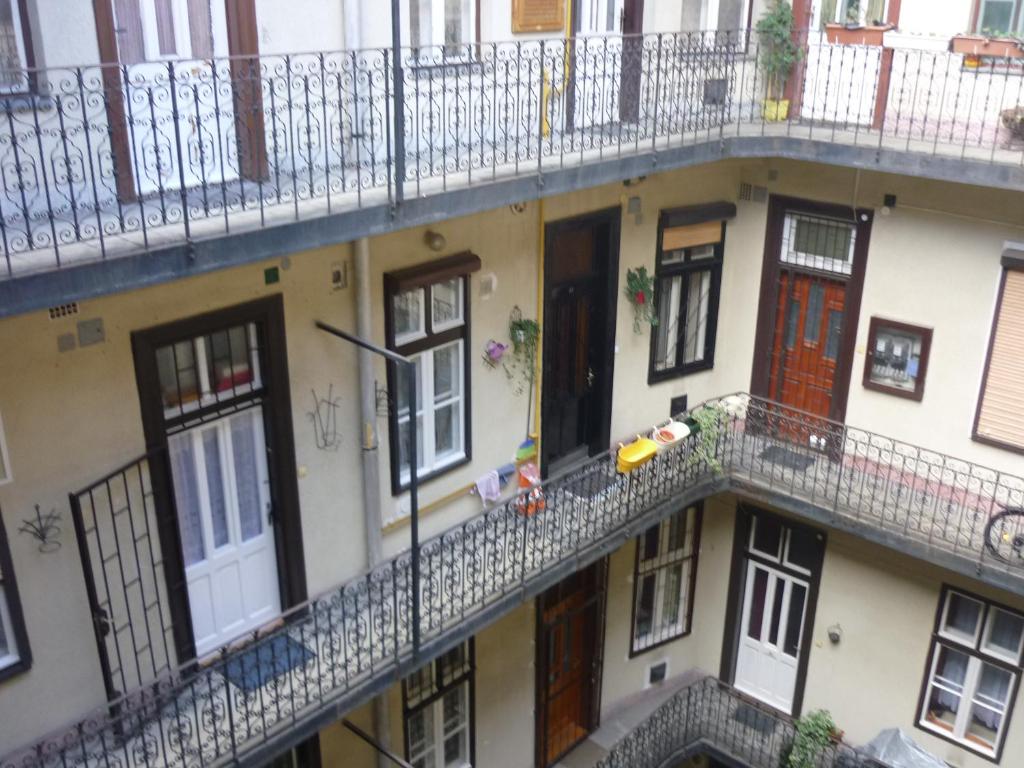 Balkón alebo terasa v ubytovaní Joe Apartman Budapest