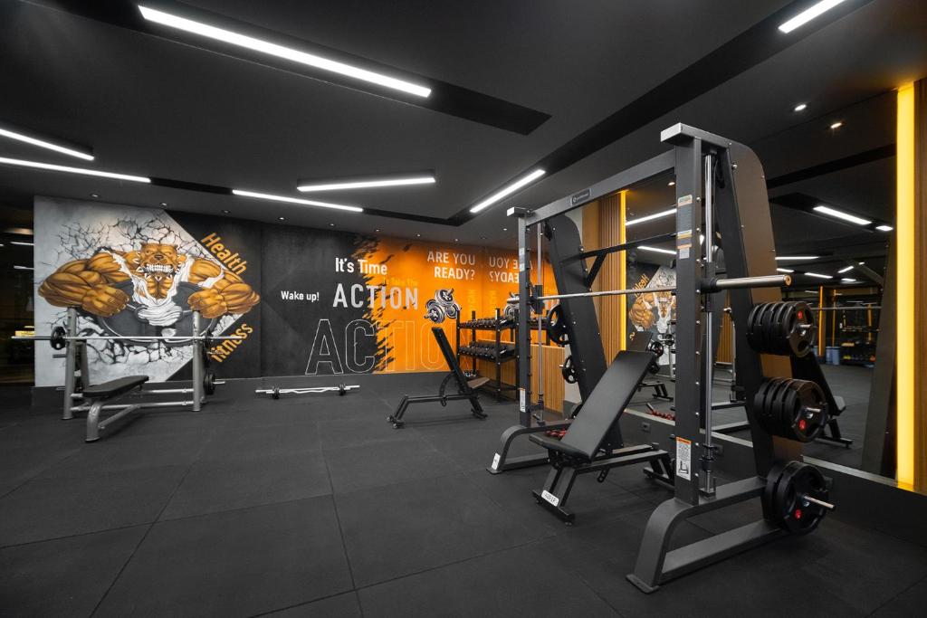 Fitness centrum a/nebo fitness zařízení v ubytování Villa Sunflower Hotel - All Inclusive