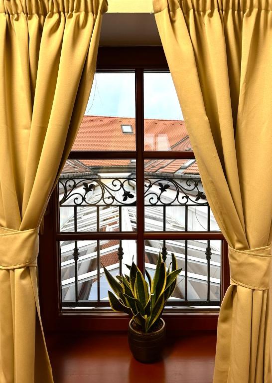 Balkón nebo terasa v ubytování Hotel Sebastian u Hoffera
