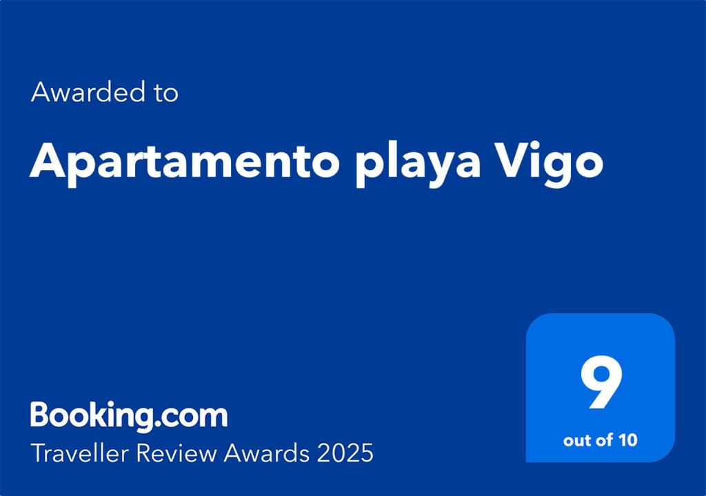 Certifikát, hodnocení, plakát nebo jiný dokument vystavený v ubytování Apartamento Playa Vigo