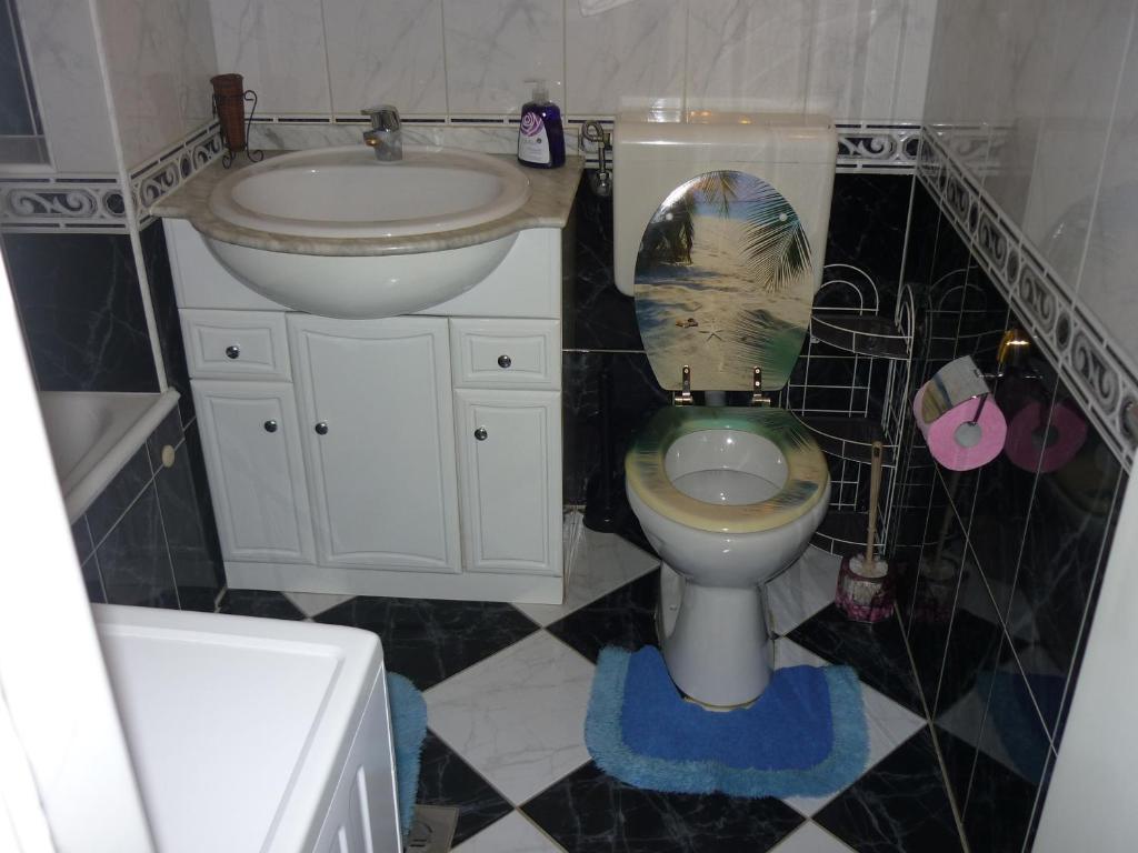 Kúpeľňa v ubytovaní Joe Apartman Budapest