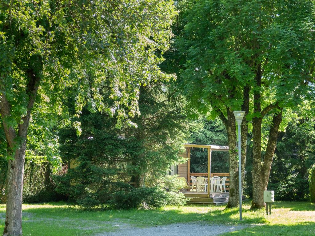 Zahrada ubytování Camping Pradelongue