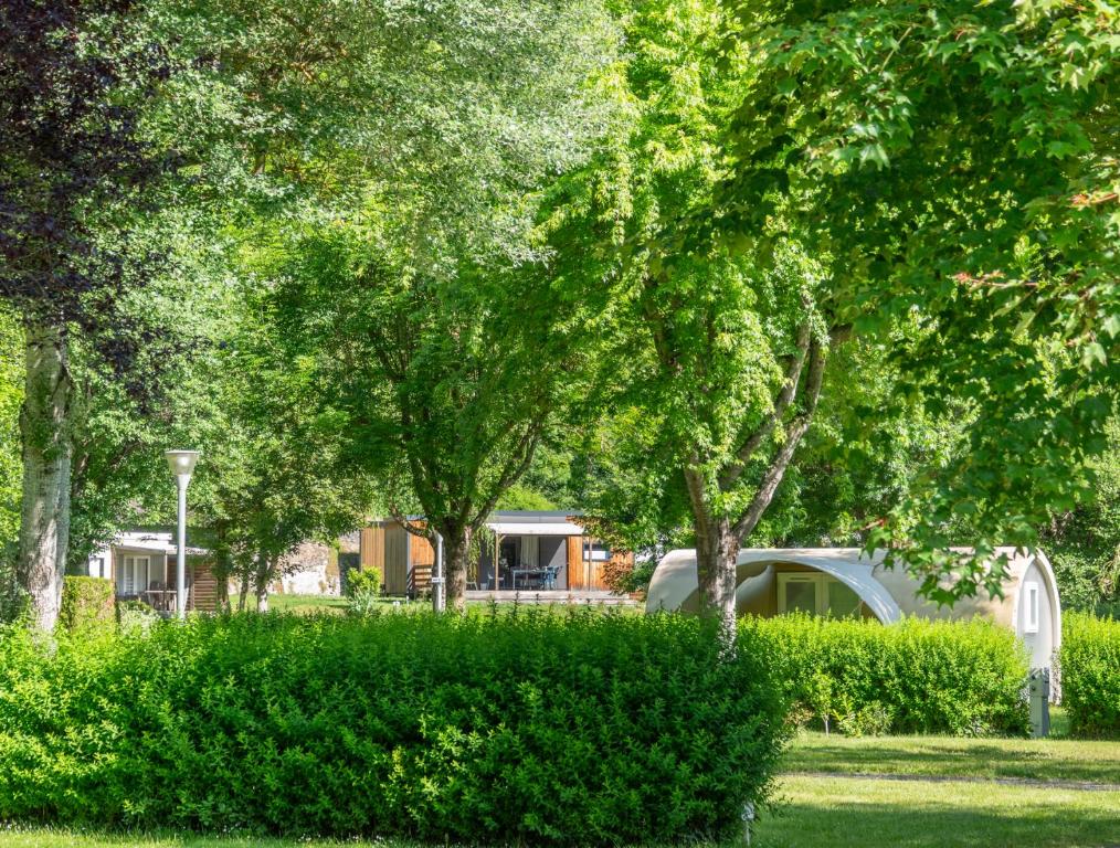 Zahrada ubytování Camping Pradelongue