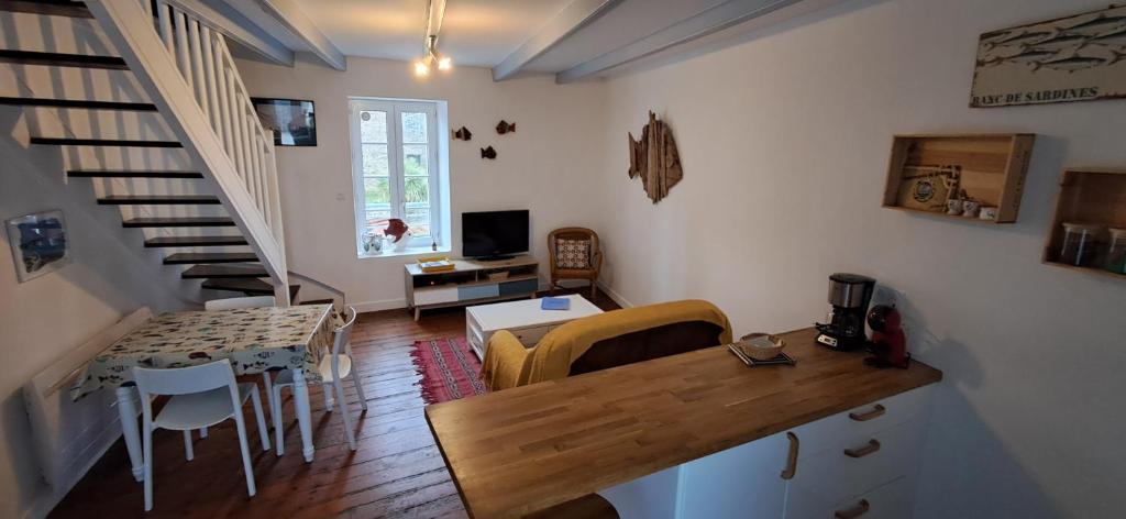 Le Gîte de l'Amer - T2 - Duplex - Centre Bourg - 一居室公寓