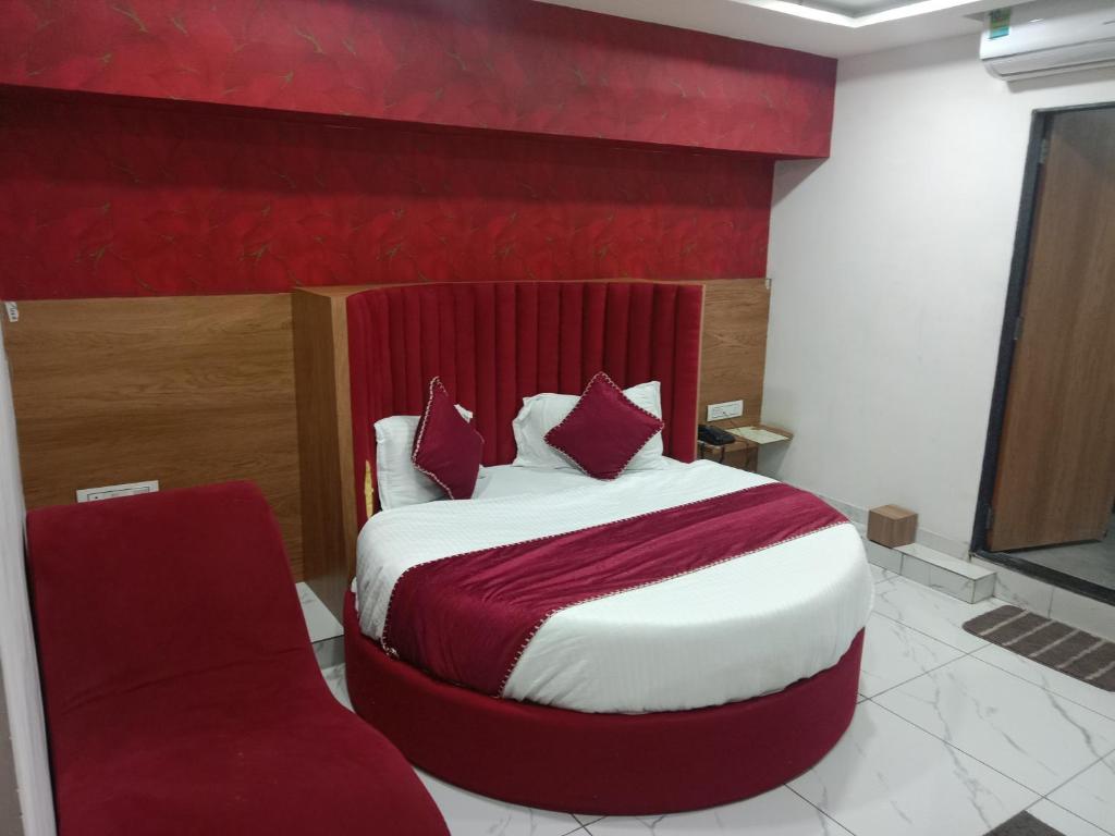 Postel nebo postele na pokoji v ubytování Hotel Lemon Gota
