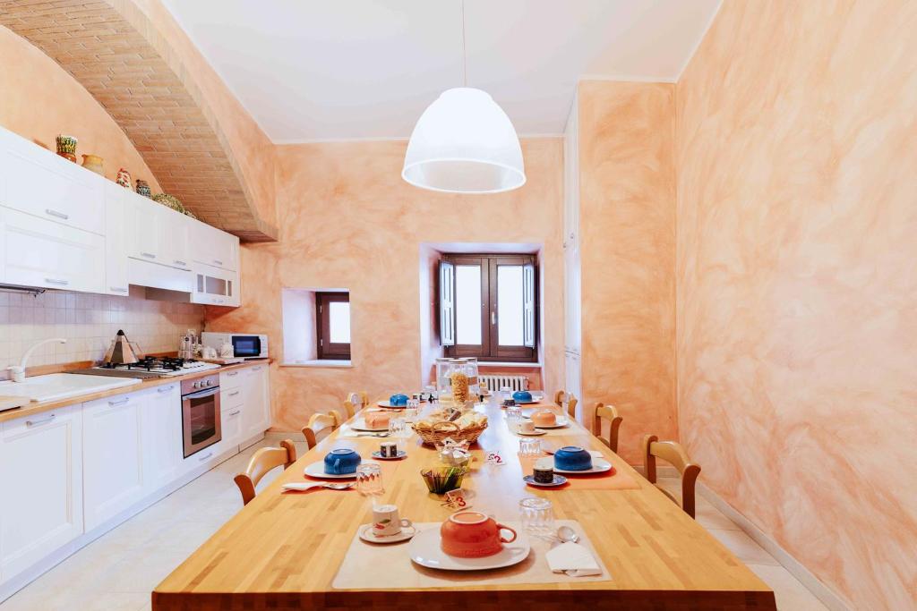 Kuchyň nebo kuchyňský kout v ubytování B&B La Casa Di Tocco