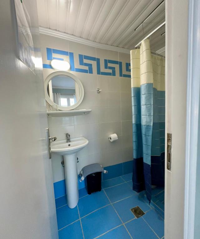 Koupelna v ubytování Hotel Lenox